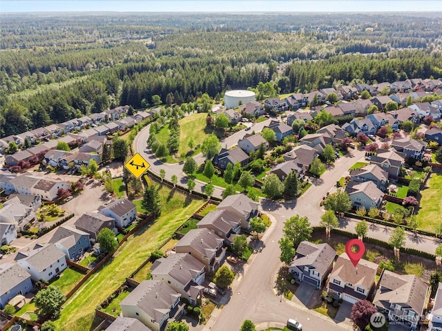 27677 256th Pl SE, Maple Valley, WA 98038 - aerial view of residential area with a heavily wooded area