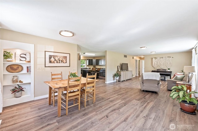 5110 Regan Rd, Cashmere, WA 98815 - dining space featuring light wood-style floors and baseboards