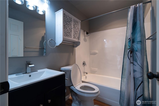 9528 Densmore Ave N, Seattle, WA 98103 - bathroom with vanity and shower / bath combo