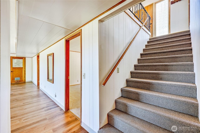 434 T St, Port Townsend, WA 98368 - stairway featuring wood finished floors
