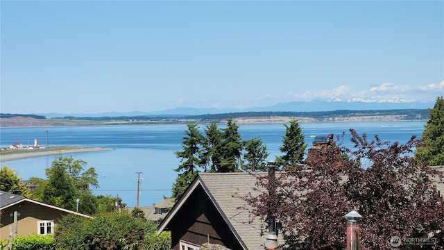 434 T St, Port Townsend, WA 98368 - water view featuring a mountainous background