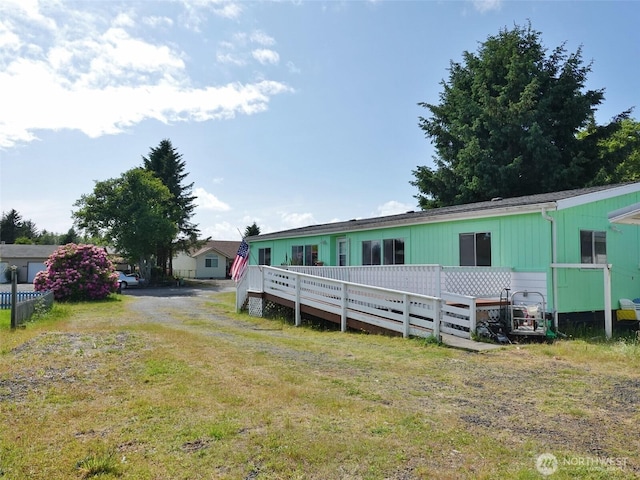 676 Copalis Ave NE, Ocean Shores, WA 98569 - view of rear view of house