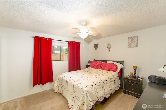 10930 38th Dr SE, Everett, WA 98208 - bedroom with light carpet and a ceiling fan