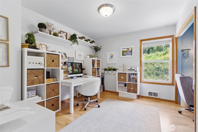 37401 Olympic View Rd NE, Hansville, WA 98340 - office space with wood finished floors and baseboards