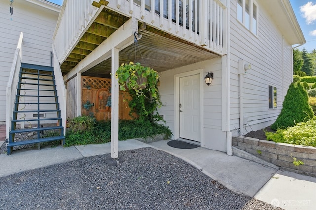37401 Olympic View Rd NE, Hansville, WA 98340 - view of doorway to property