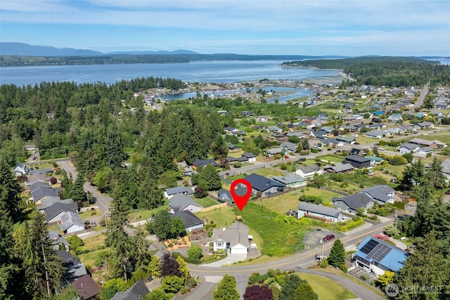 37401 Olympic View Rd NE, Hansville, WA 98340 - view of property location with a water and mountain view and nearby suburban area