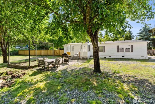 20119 120th Ave E, Graham, WA 98338 - view of yard featuring a patio area and entry steps