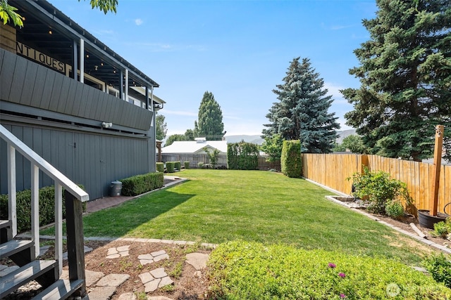 1598 Tedford St SE, East Wenatchee, WA 98802 - fenced backyard with a balcony