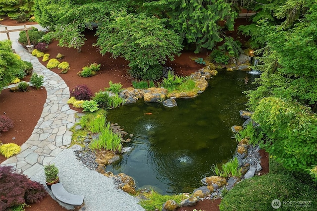 15910 Uplands Way SE, North Bend, WA 98045 - view of yard with a small pond