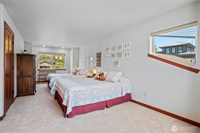 127 Bella Ln, Manson, WA 98831 - bedroom featuring carpet and baseboards