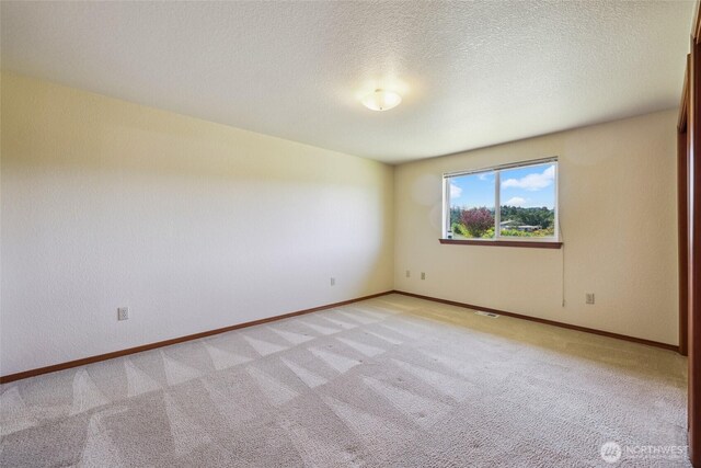 13820 Logez Ct SW, Olympia, WA 98512 - spare room with light colored carpet, baseboards, and a textured ceiling