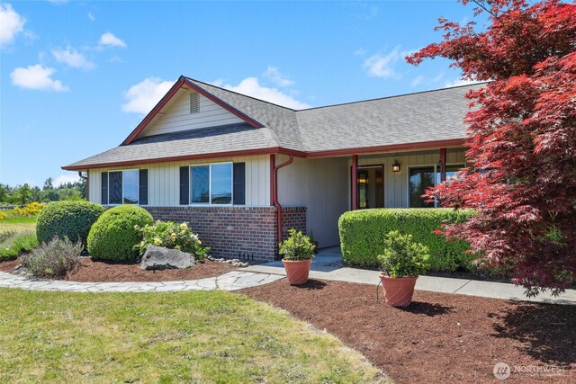 13820 Logez Ct SW, Olympia, WA 98512 - view of front of property with roof with shingles and brick siding