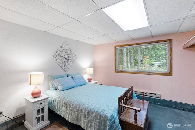 4119 Big Beef Xing NW, Bremerton, WA 98312 - bedroom with a baseboard radiator and a drop ceiling