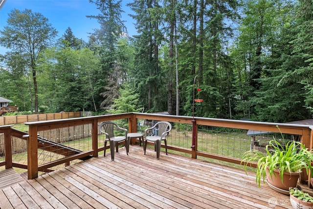 4119 Big Beef Xing NW, Bremerton, WA 98312 - wooden terrace featuring a fenced backyard