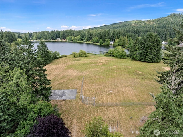 4119 Big Beef Xing NW, Bremerton, WA 98312 - water view featuring a heavily wooded area