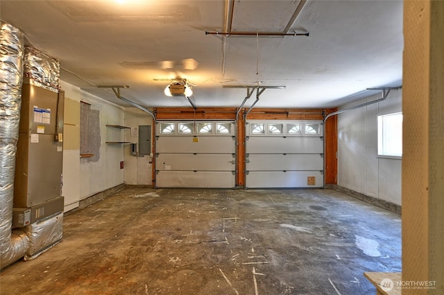 26025 Tronson Rd, Arlington, WA 98223 - garage with a garage door opener and electric panel