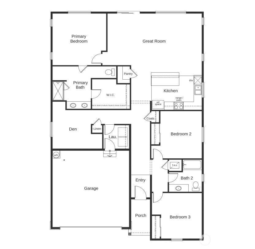 18521 136th Ave E Unit 153, Puyallup, WA 98374 - property floor plan