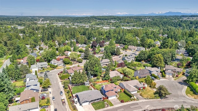 1931 237th St SE, Bothell, WA 98021 - aerial view of residential area with a heavily wooded area