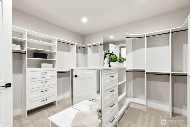 215 8th Ave W, Kirkland, WA 98033 - spacious closet featuring light colored carpet