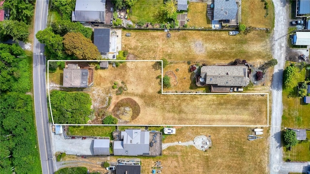 669 Marine Dr, Point Roberts, WA 98281 - aerial view of property and surrounding area with property parcel outlined