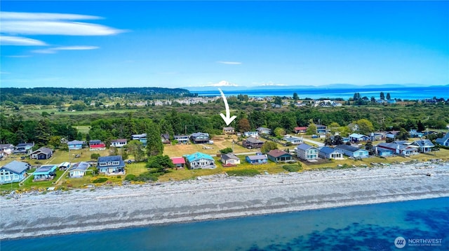 669 Marine Dr, Point Roberts, WA 98281 - aerial view of residential area featuring a large body of water
