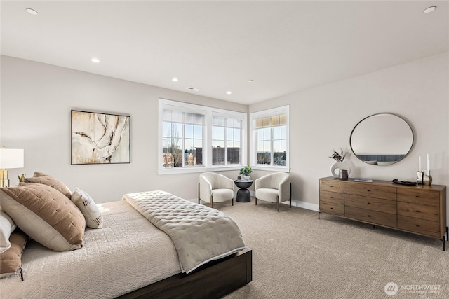 203 8th Ave W, Kirkland, WA 98033 - carpeted bedroom featuring recessed lighting and baseboards
