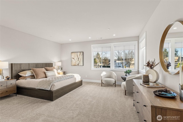 203 8th Ave W, Kirkland, WA 98033 - carpeted bedroom with multiple windows, recessed lighting, and baseboards