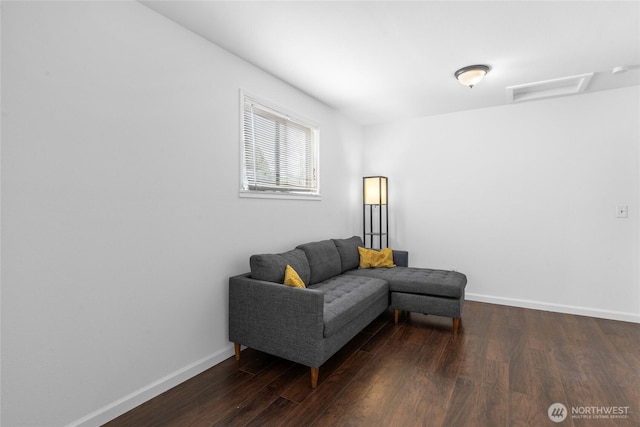 2838 SW 106th St, Seattle, WA 98146 - sitting room featuring wood finished floors and attic access