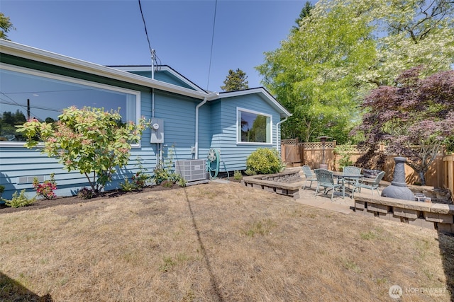 3435 34th Ave W, Seattle, WA 98199 - rear view of property with a patio area and cooling unit