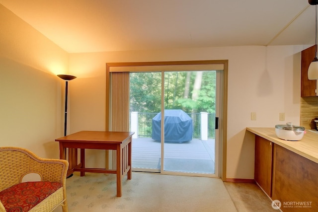 17147 Hope Island Ln, La Conner, WA 98257 - doorway with light carpet