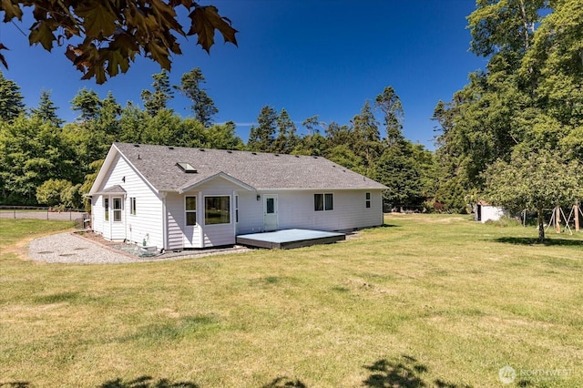 1440 Allyn Ln, Oak Harbor, WA 98277 - back of house with a wooden deck