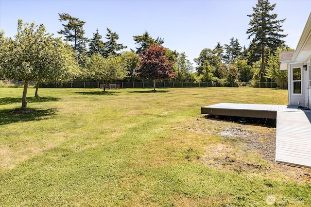 1440 Allyn Ln, Oak Harbor, WA 98277 - view of yard featuring a wooden deck