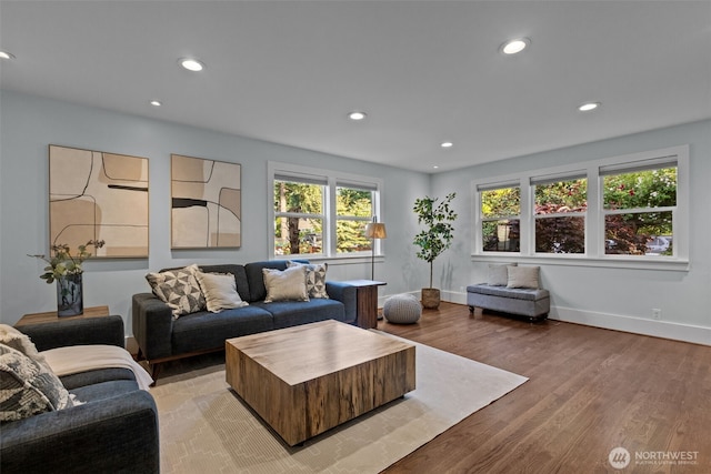 1716 N 125th St, Seattle, WA 98133 - living room with recessed lighting and light wood-style floors