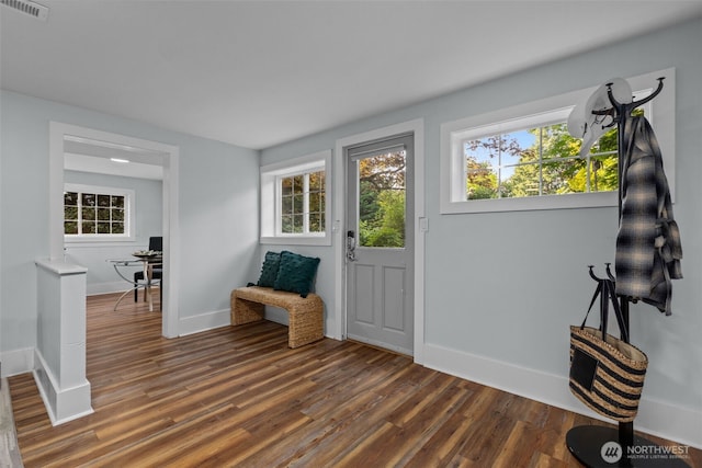 1716 N 125th St, Seattle, WA 98133 - foyer with wood finished floors and plenty of natural light