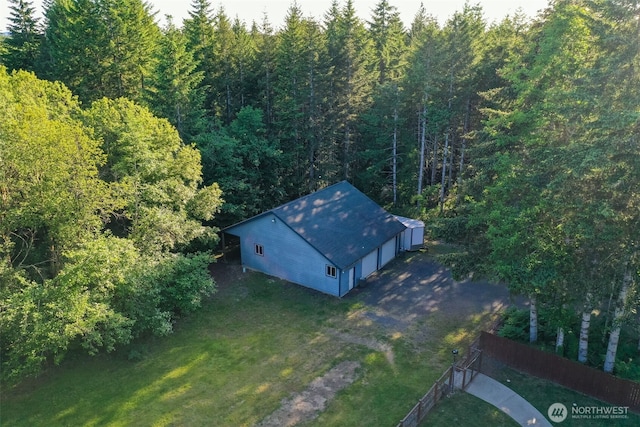 521 E Enchantment Dr, Union, WA 98592 - view of subject property with a heavily wooded area