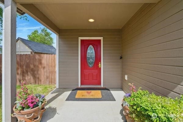 252 NW Ruby Ln, College Place, WA 99324 - view of property entrance