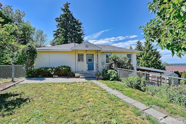 1160 St Paul St, Bellingham, WA 98229 - view of front facade with stucco siding and a gate