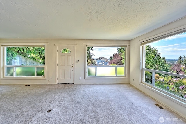 1160 St Paul St, Bellingham, WA 98229 - carpeted entryway featuring a textured ceiling and baseboards
