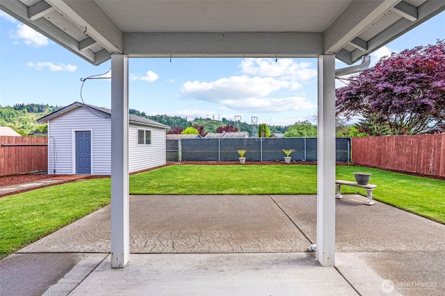 2321 52nd Ave, Longview, WA 98632 - view of patio featuring an outbuilding
