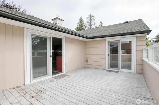 809 N K St, Aberdeen, WA 98520 - view of wooden deck