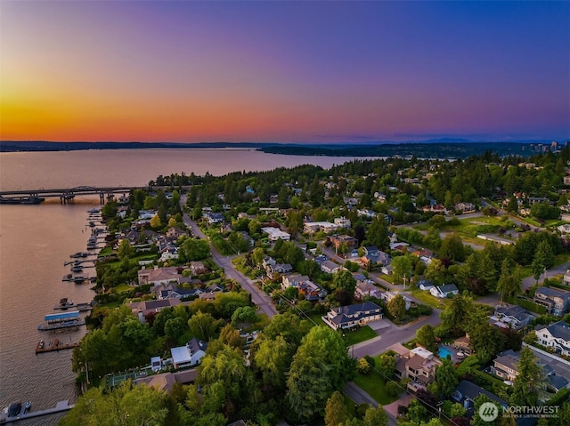 6006 SE 30th St, Mercer Island, WA 98040 - drone / aerial view of a nearby body of water