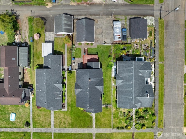 504 W 4th St, Aberdeen, WA 98520 - aerial view of residential area
