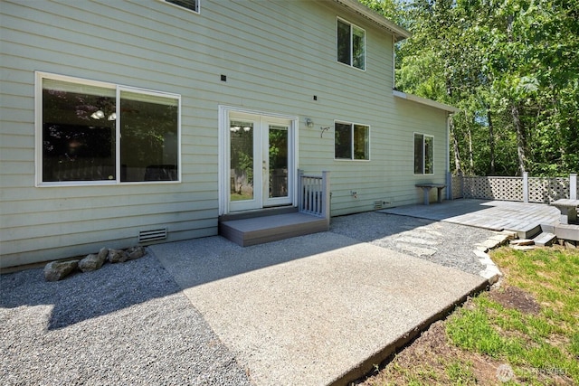 13901 Cedar Ct, Sultan, WA 98294 - back of house with a wooden deck and a patio area