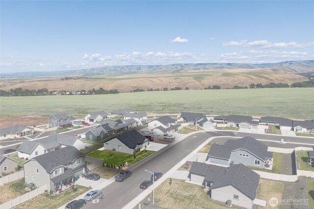 7 Patty Cir, Milton-Freewater, OR 97862 - aerial view of sparsely populated area featuring nearby suburban area