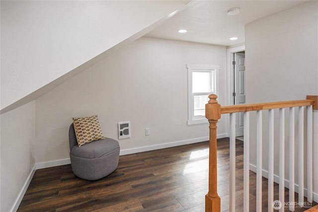 5909 8th Ave NW, Seattle, WA 98107 - bonus room featuring wood finished floors, heating unit, recessed lighting, and baseboards