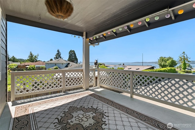 1022 S 225th Ln, Des Moines, WA 98198 - view of patio / terrace with a water view