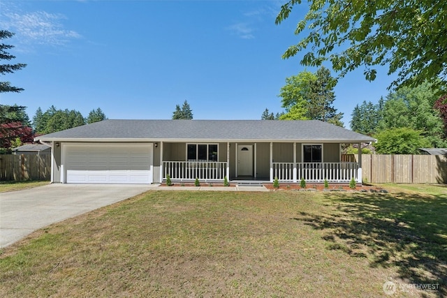 7115 239th Ct E, Graham, WA 98338 - single story home featuring a porch, a garage, and concrete driveway