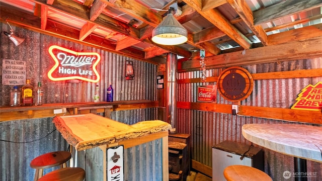 136 Tamarack Ln, Dayton, WA 99328 - game room featuring a bar
