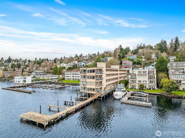 334 Lakeside Ave S Unit 404, Seattle, WA 98144 - water view featuring a dock