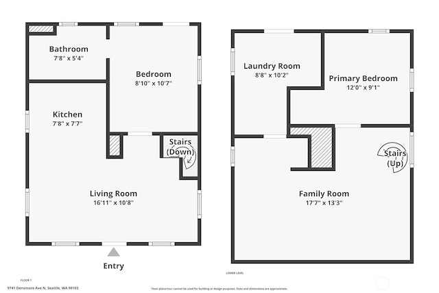 9741 Densmore Ave N, Seattle, WA 98103 - view of home floor plan